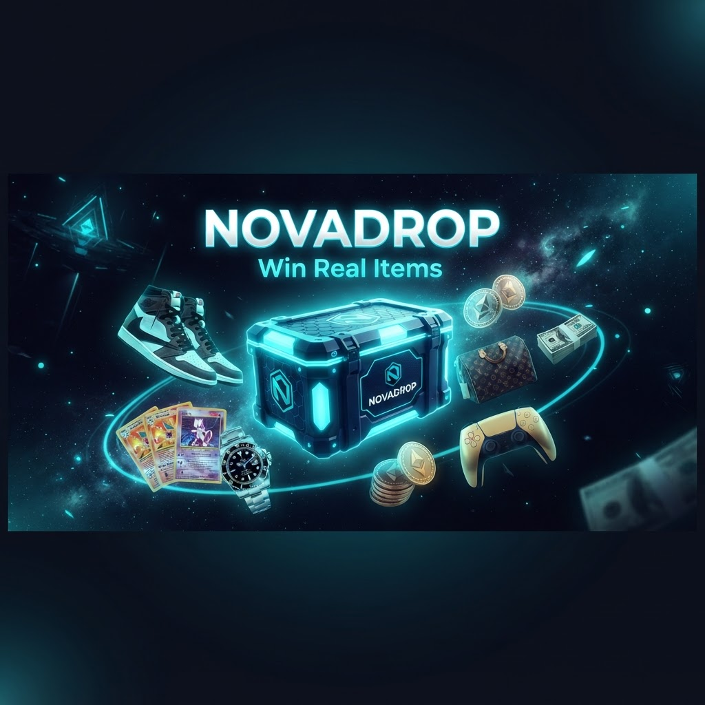 NovaDrop — free cases on sign up